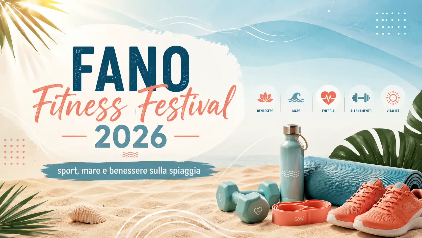 Fano Fitness Festival 2026: sport, mare e benessere sulla spiaggia Fano Fitness Festival 2026: sport, mare e benessere sulla spiaggia